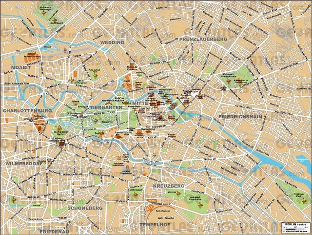 Berlin gezi haritası