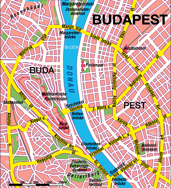 Budapeşte haritası