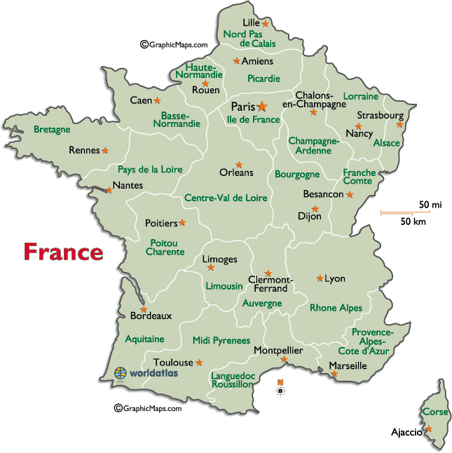 Fransa bölgeler