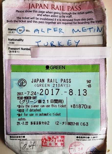 Japan Rail Pass nedir